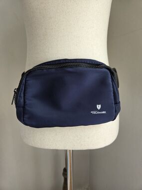 Navy Men’s Belt Bag - Compact Crossbody Pouch